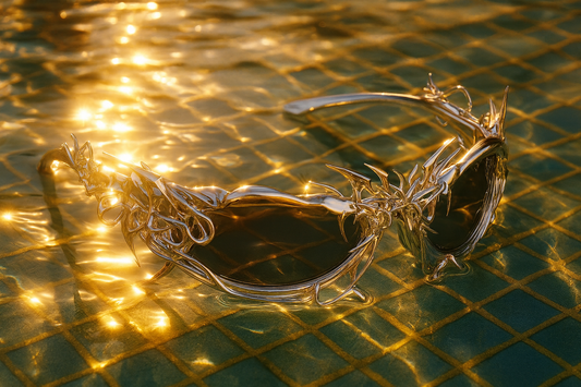 Spiked metal glasses (present day)